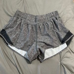 Grey Lululemon hotty hot shorts